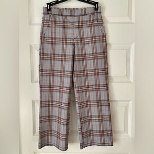 Sanctuary Womans Plaid Dress Pants - Black, Red, White